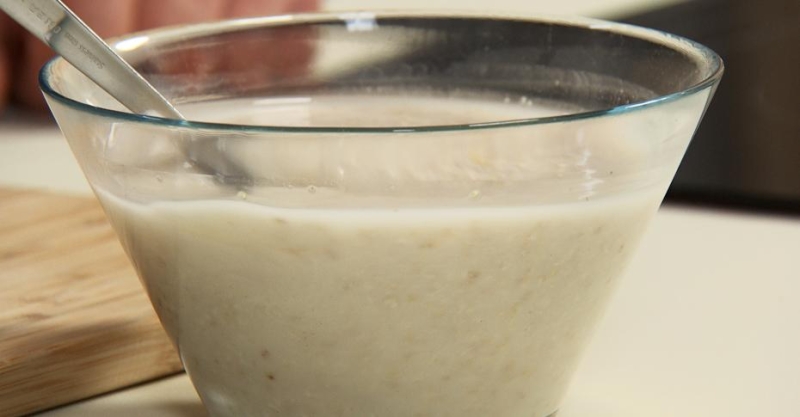 Овсяный кисель с ягодами