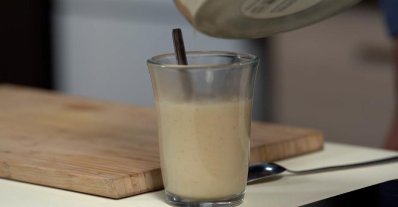 Овсяный кисель с ягодами