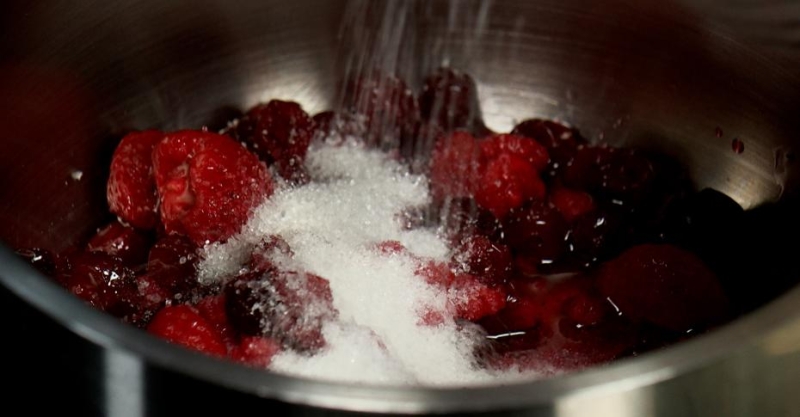 Овсяный кисель с ягодами