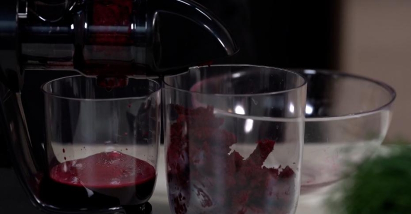 Кисель из крыжовника со свекольным соком